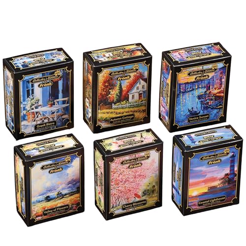 Image of Frank Collector's Edition Jigsaw Puzzle for Adults | Travel Friendly Mini Puzzles | Brain Booster Puzzle Games for Focus and Memory | Pack of 6 (150 Pieces), Gifts for Teenagers