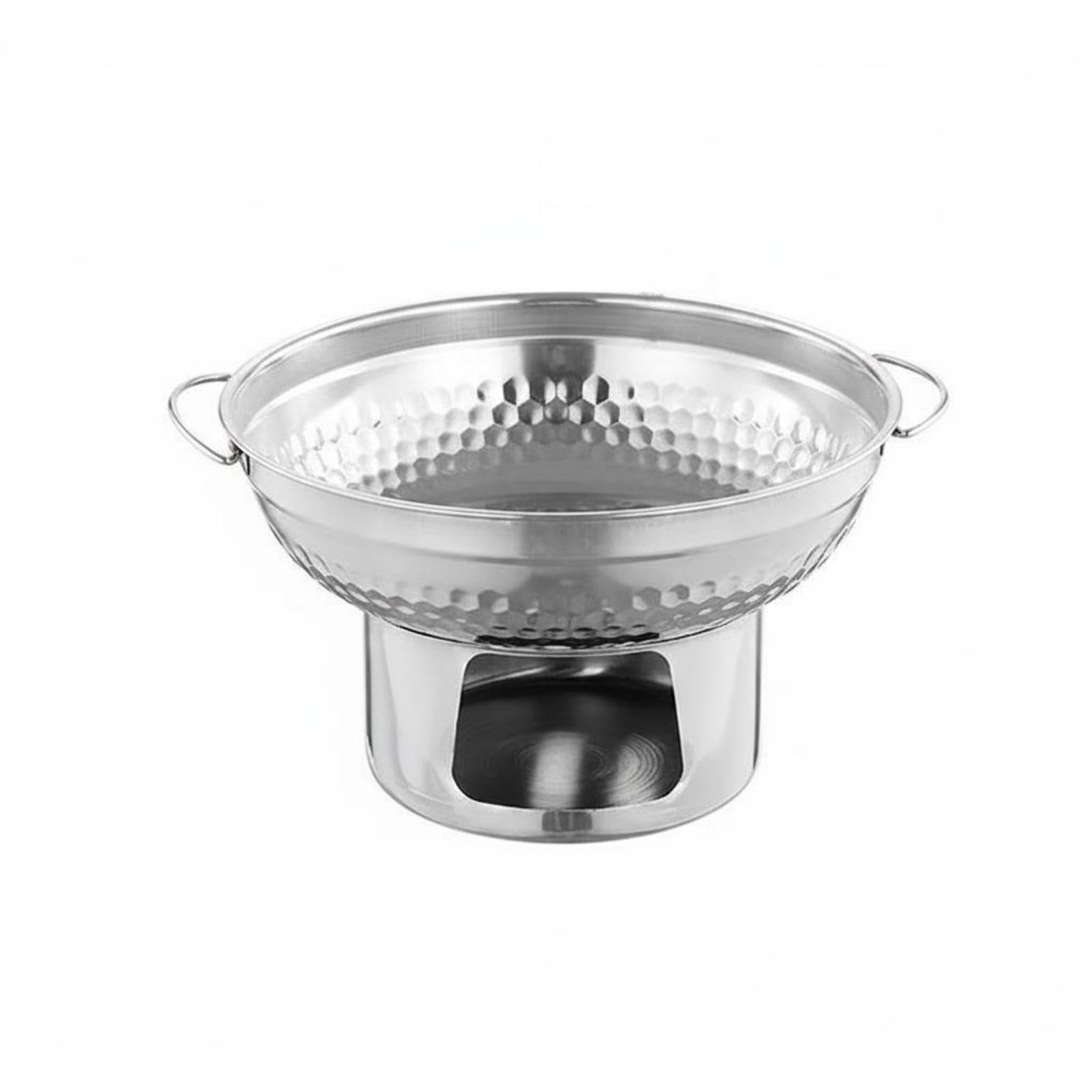 Thai-Style Hot Pot Commercial Grade Stainless Steel Hot Pot Large Mouth Cookware for Restaurant Owners, Catering, Buffet, Outdoor Silver 20CM-image-17