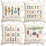 Jiahuade Fundas Cojines Navidad,Decoración Hogar (40X40cm)