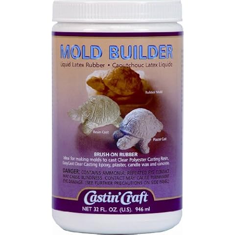 Environmental Technology 787 32-Ounce Casting' Craft Mold Builder, Natural Latex Rubber Cover