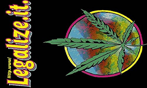 PerfectflagsLegalise it Flag 5ft x 3ft Large - 100% Polyester - Metal Eyelets - Double Stitched