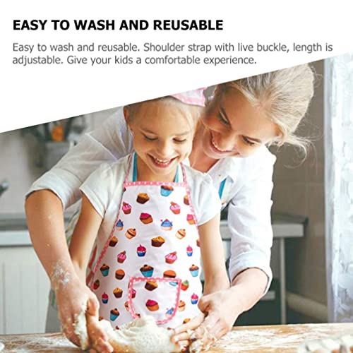 Toyvian V229HP45D59177O6A3I Play Kitchen Girls Age 6-8 Girl Aprons Chef Hat Glove Pot Holder Cooking Set Baking Bib Chef Hat Set Painting Training Wear Boys Girls Kitchen Clothes Girls Age 6-8 Art thumb #7