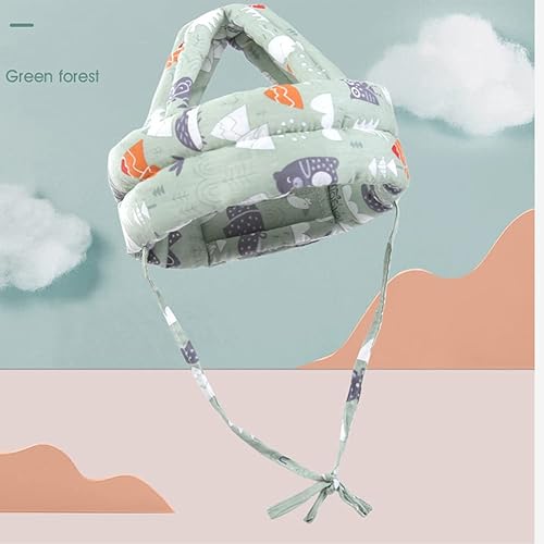 Miniatura 9 de ikasus Protector de cabeza de bebé, gorro de protección de cabeza para niños pequeños, casco de protección suave para bebé, casco de seguridad sin