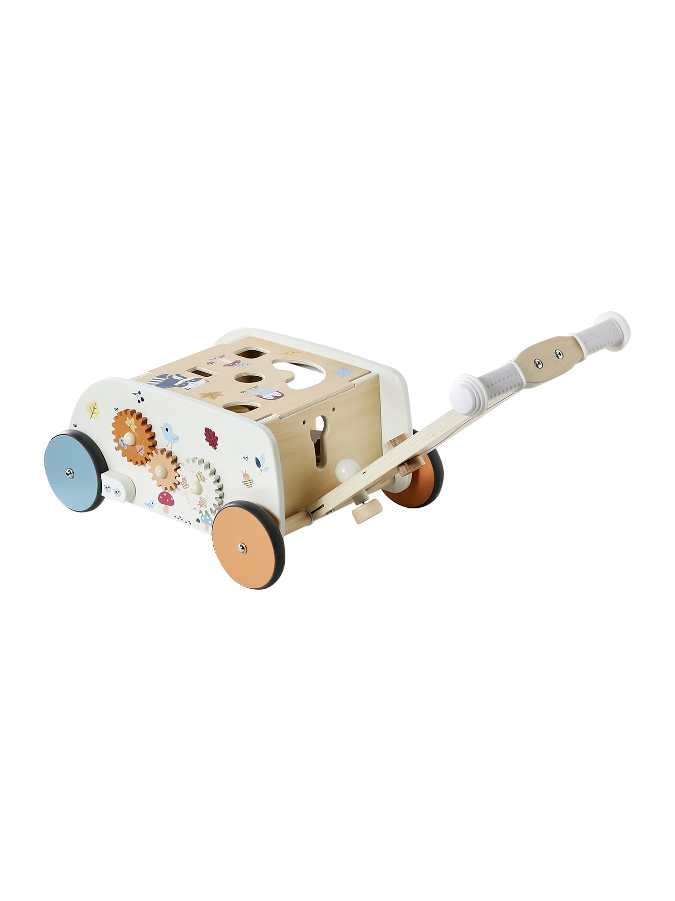 VERTBAUDET Chariot de Marche 2 en 1 Les Amis de la forêt en Bois FSC®boisTU