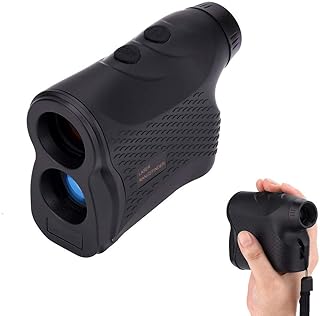 Hunting Archery Range Finder - 656 Yards (600 m) Waterproof Laser Rangefinder for Bow Hunting with Range Scan Fog and Speed Mode, Carrying Case