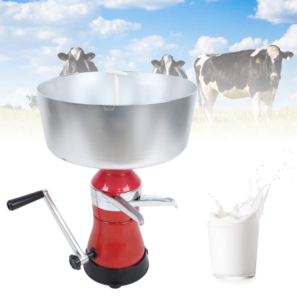 Separatore di Panna, Design Manuale, Durevole Macchina per Separare il Latte, per Uso Domestico e Lattiero-caseario, 51 X 36 X 19 Cm