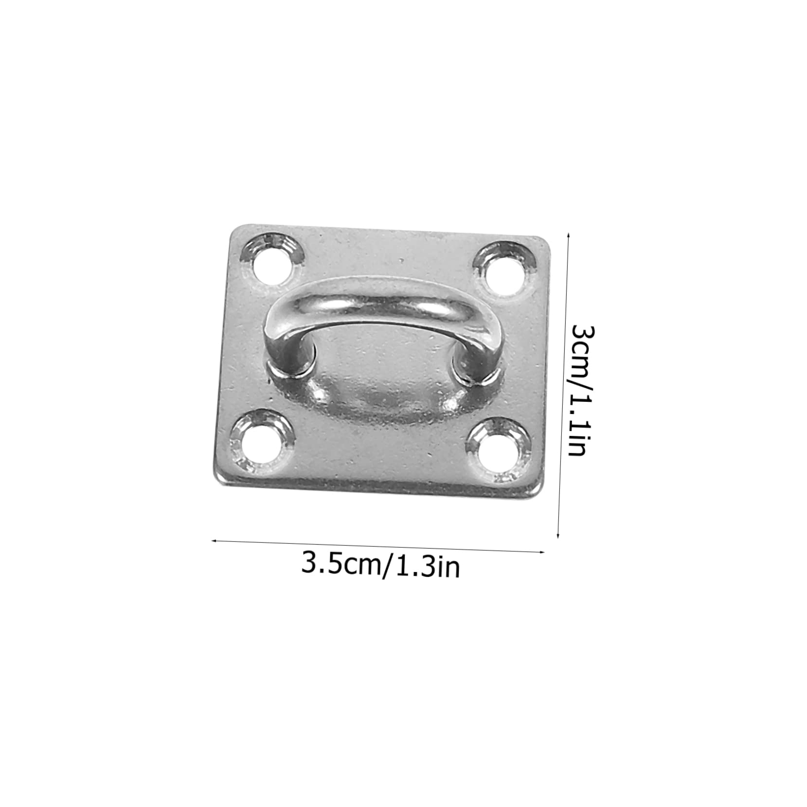 Alipis 3 Ensembles Anneau En Acier Inoxydable Crochets Pendaison Crochet De Plafond Robuste Devoir Crochet De Fixation Pour Hamac Acier Inoxydable. Silver 4 Pièces * 3