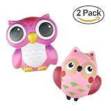 WeFidget's Original Collectible Kawaii Slow Rising, Anti Stress and Anxiety, Squishy Toys (Owl Buddies)