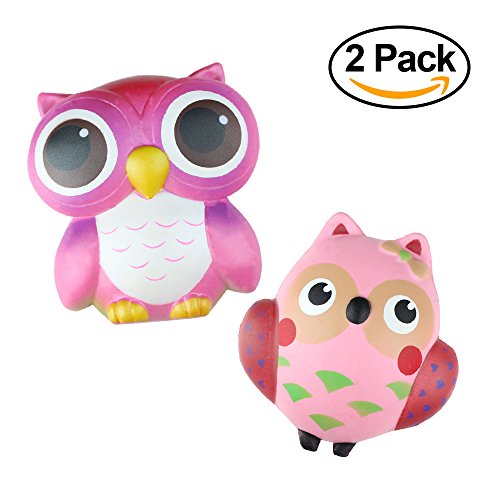 WeFidget Original Collectible Kawaii Slow Rising, Anti Stress and Anxiety, Squishy Toys (Owl Buddies)