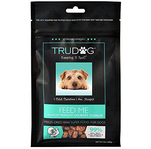 Trudog: Feed Me: Freeze Dried Raw Superfood - Real Meat Dog Food - Optimal Canine Health and Natural Longevity - All Natural - Balanced Nutrition - No Filters, No Grain - Just Add Water