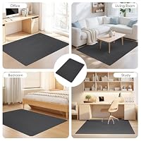 Office Chair Mat for Hard Floors,36"x48" Anti-Slip Waterproof Hardwood Floor Chair Mat,Heavy Duty Floor Protector Rolling Chairs for Home Office(Grey) — image 7