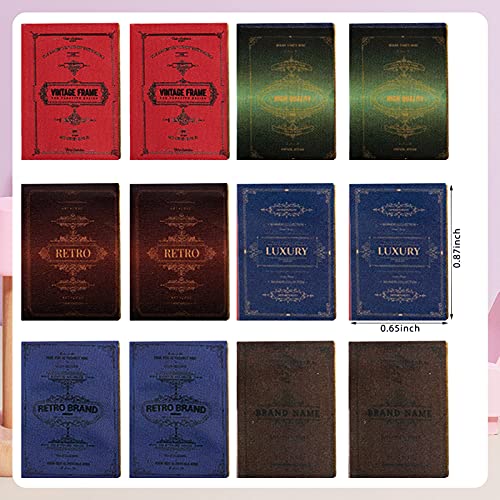 image for Skylety 24 Pieces 1:12 Scale Miniatures Dollhouse Books Assorted Minia