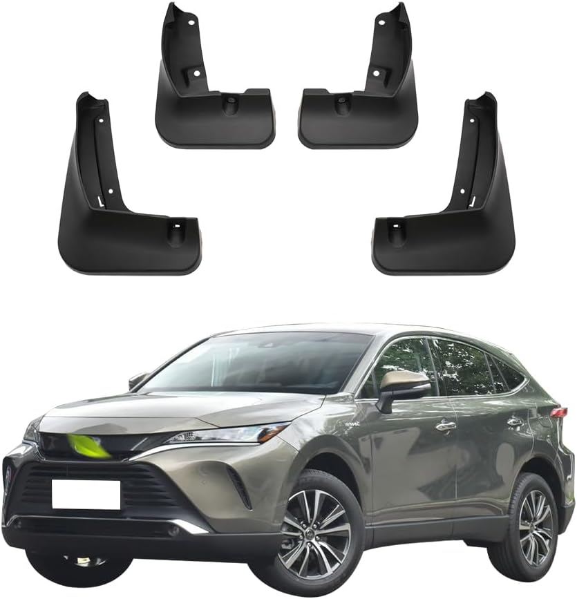 4PCS Car Mud Flaps Splash Guards Mudguards Car Mud Flaps Compatible with for Toyota Harrier UX80 /Venza 2021 2022 2023 2024