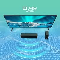 GEOYEAO 2.1 CH Sound bar with Subwoofers, 100W Sound Bar for Smart TV, Dolby Atmos Surround Sound System, Adjustable Home Theater Bluetooth Speaker, for TV/Projector/PC — image 9