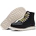 SL-Saint Men’s Work Boots Soft Moc Toe Handmade Classic Ankle Fashion Casual 6 Inch Wedge Sole Industrial Construction Shoes Brown/Black (Black, 7)