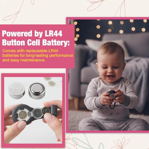 Image of Safe-O-Kid Universal Baby Stroller LED Light - Waterproof, Multipurpose, Adjustable Night Lights with Batteries for Outdoor Safety, Black, Pack of 2