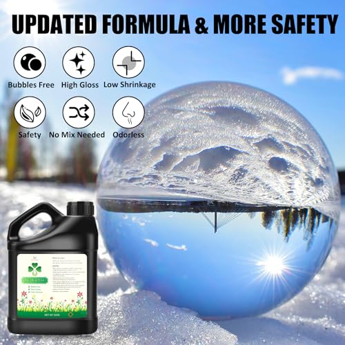 Resina UV transparente 500 g, cola UV rígida cristalina para fabricação de joias, artesanato em resi