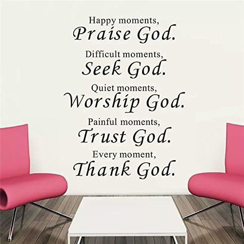 Trust God Jesus Bible Wall Sticker Wall Tattoo Happy Moments Praise God