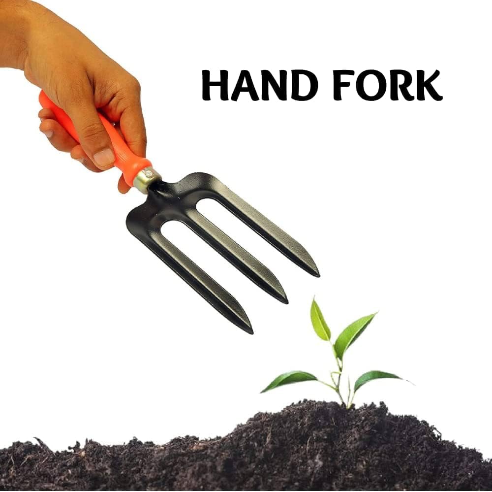 FTE Hand Weeding Fork (Black-Orange) - Image 2 thumbnail