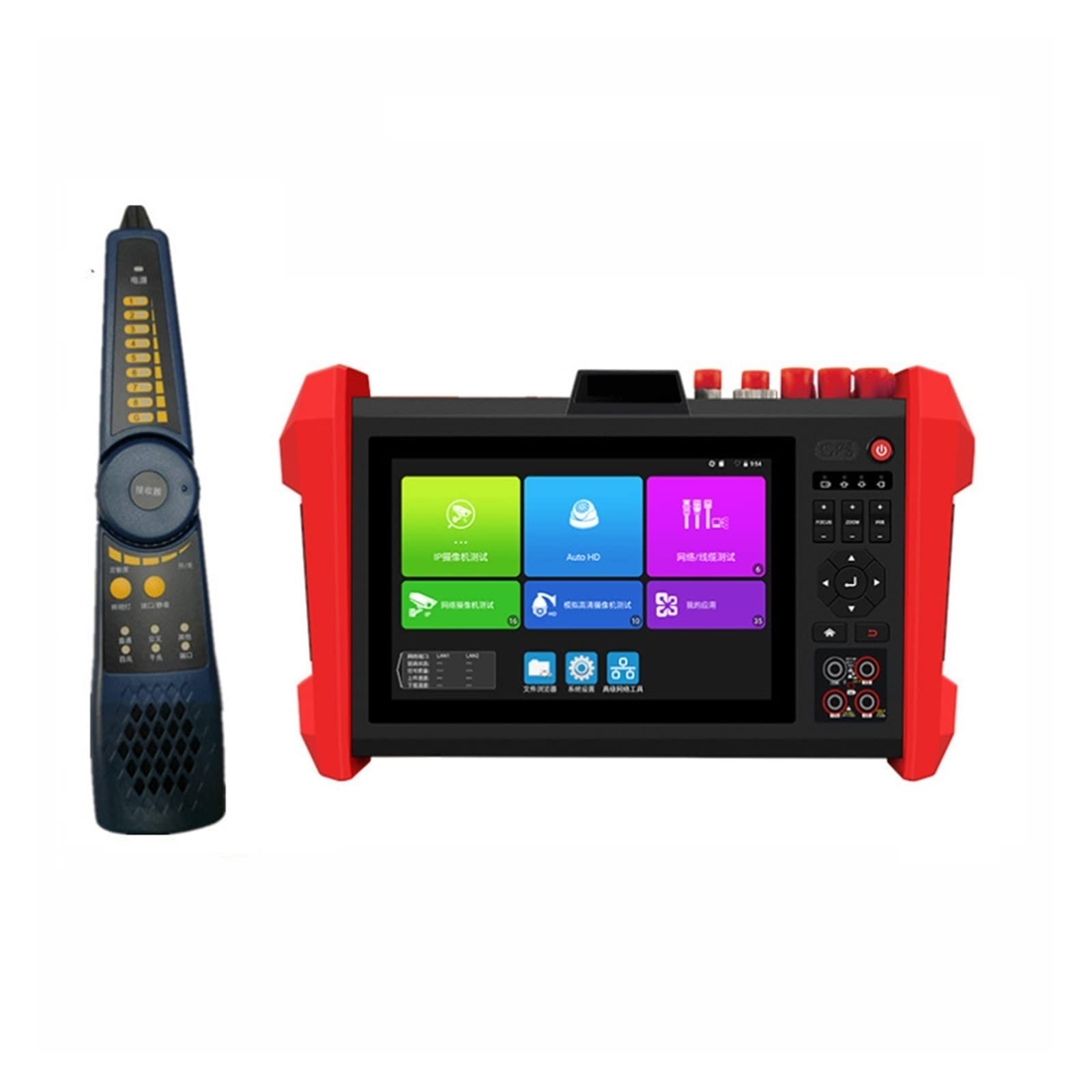 CCTV Tester, 7 Inch Touch Screen CCTV Tester,AHD/TVI/CVI/CVBS Coaxial Analog Video Monitor, 8K Network Monitoring(K15-ADH)