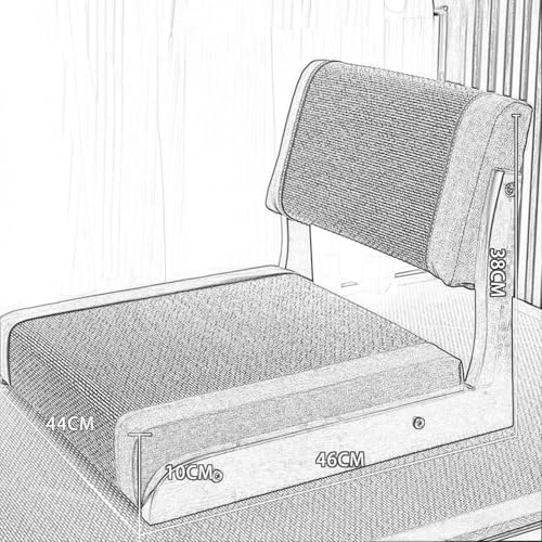 Silla plegable de meditación, silla baja japonesa con soporte trasero, asiento de suelo para ventanas de bahía, balcón, sala de estar, dormitorio