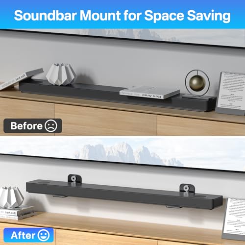 notiela Soundbar Wall Mount for LG Soundbar Mount Space Saving Soundbar Mount Under TV or Above TV for LG SK1 SK5 SK6 SK8 SK4Y SK5Y SK6Y SP2 Sound Bar Shelf by notiela - Used condition - Image 6