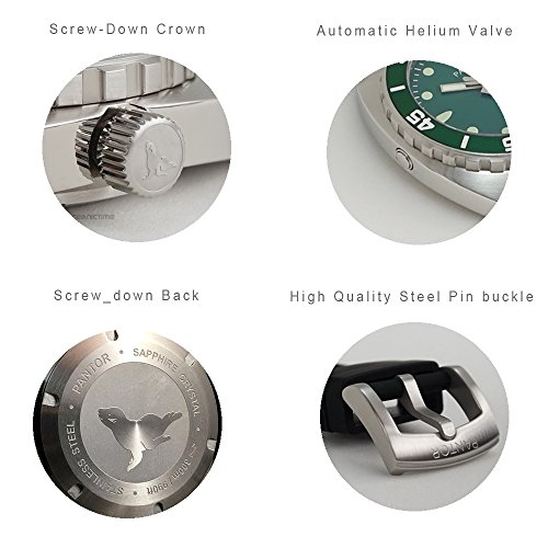 Dive Watch, Automatic Watches for Men with Rubber Strap_Sealion Diver Watches4