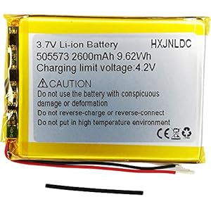 Hxjnldc 3.7V 2600mAh 505573 Li-Ion Akku