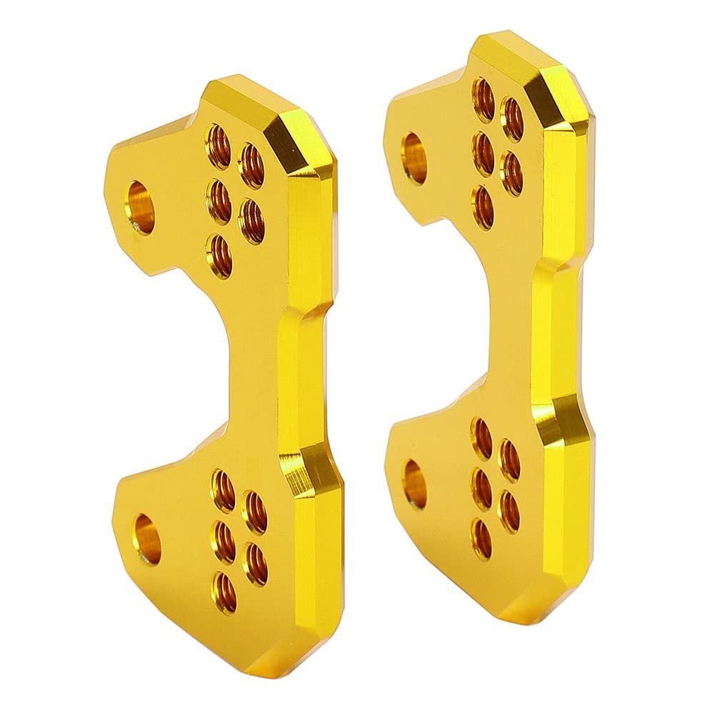 Adjustable Rearsets Bracket Base For Yamaha YZF R3/R25 2015-2016 - CNC Aluminum Footpeg Mounting Plate, Red
