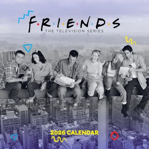 2026 CALENDAR FRIENDS MONTH TO VIEW SQUARE WALL CALENDAR OFFICIAL PRODUCT