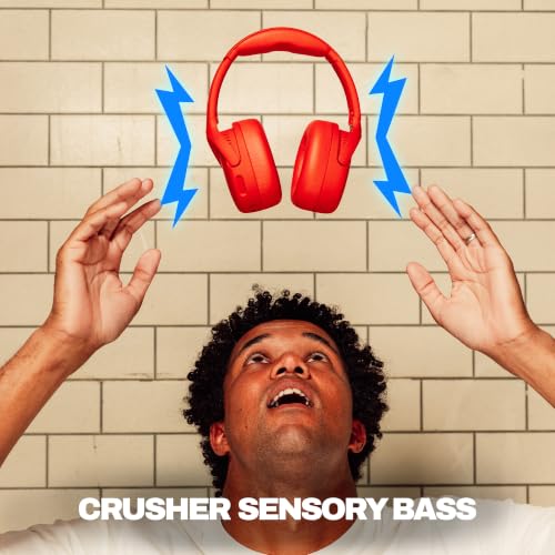 Image of Skullcandy Crusher 720 Wireless Sensory Bass Headphones - Plasma | Multi-Sensory Bass, Over-Ear Fit, Bluetooth, THX Spatial Audio, 65 Hours Battery, Microphone, Gym, Fitness, Studying, Music