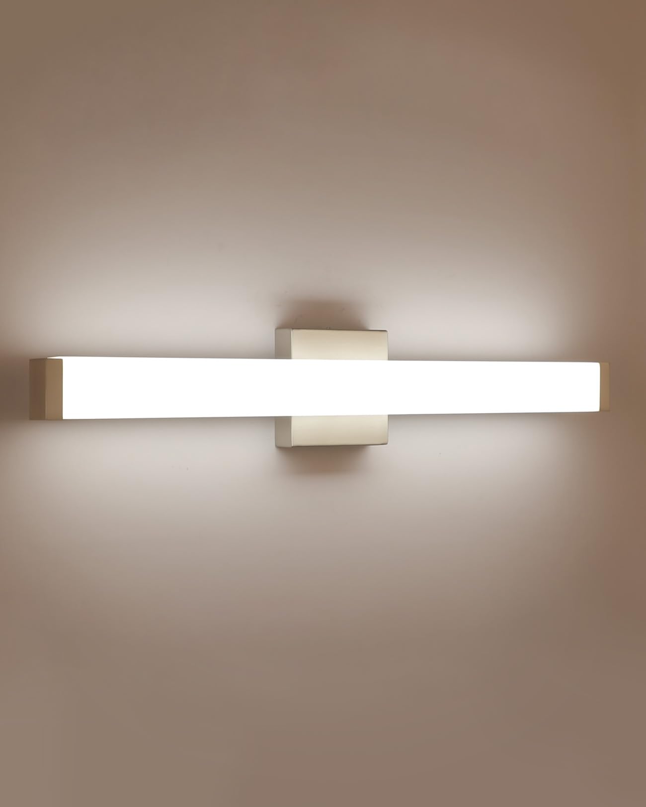 YHTlaeh LED Bathroom Vanity Light Fixtures 24 in Brushed Nickel