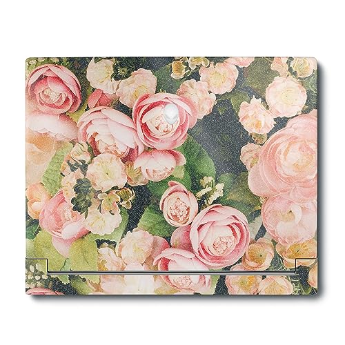 Image of MightySkins Glossy Glitter Skin Compatible with Alienware X16 R1 (2023) Full Wrap Kit - Faded Roses | Protective, Durable High-Gloss Glitter Finish | Easy to Apply & Change Styles | Made in The USA