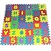 nJiaMe 36pcs DIY Puzzle De La Estera del Juego Espuma De Eva Suave del Bebé El Desarrollo De Planta De Arrastre del Cojín Alfombras Digital Y Carta Alfombra De Juego para Bebés