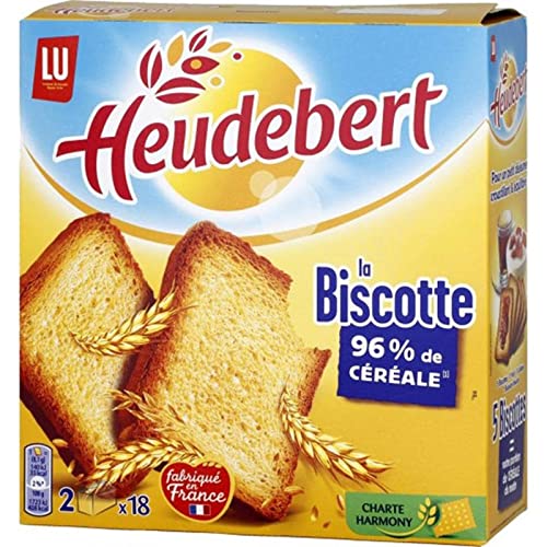  Heudebert La Biscotte 96% de Céréale 290g (lot de