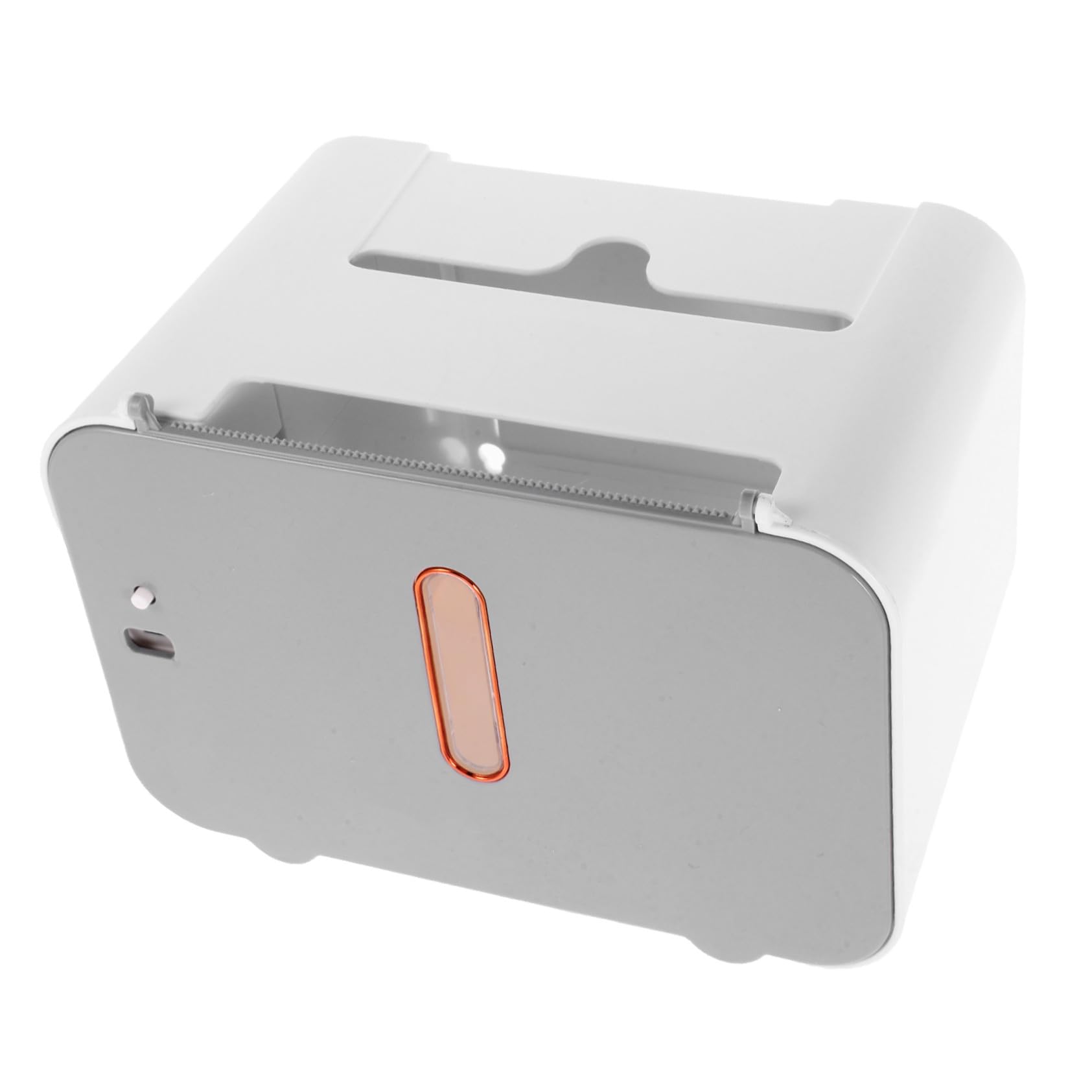 Dispensador con sensor infrarrojo y fijación sin taladro para baño