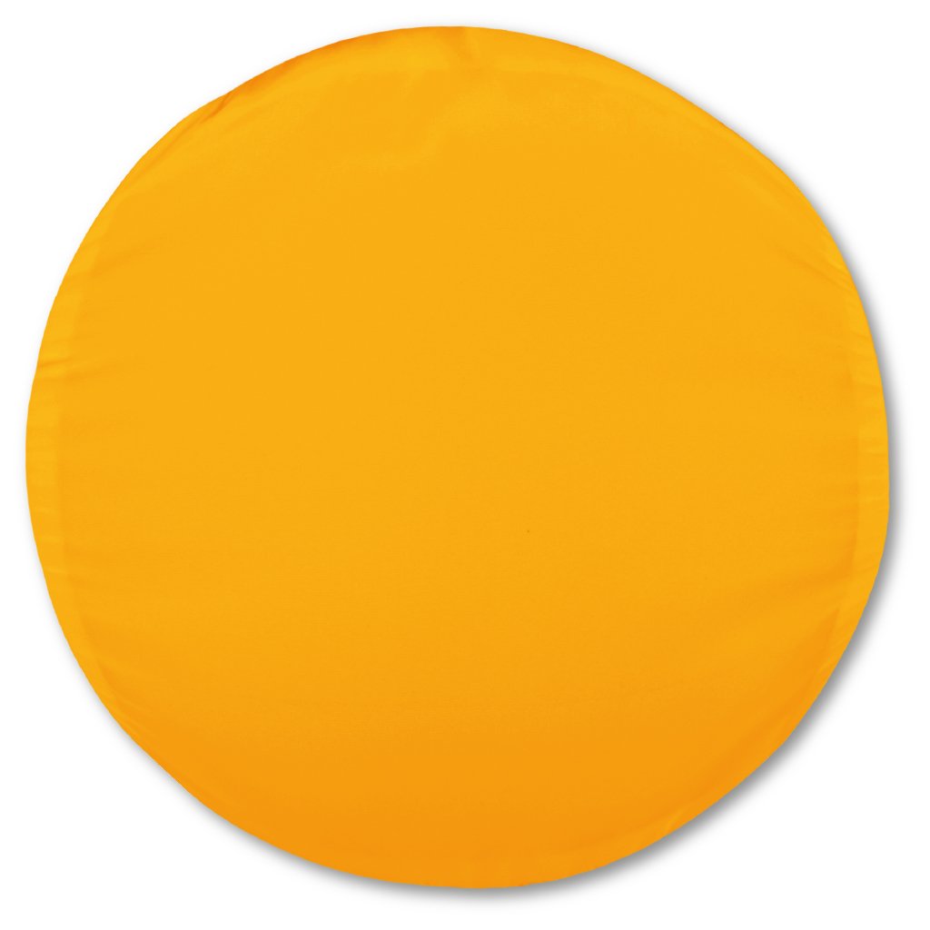 Federa Per Cuscino In Pile 40x40 Cm – Colore Arancione Brillante (Marigold) – Morbida E Calda Con Imbottitura In Poliestere - 3