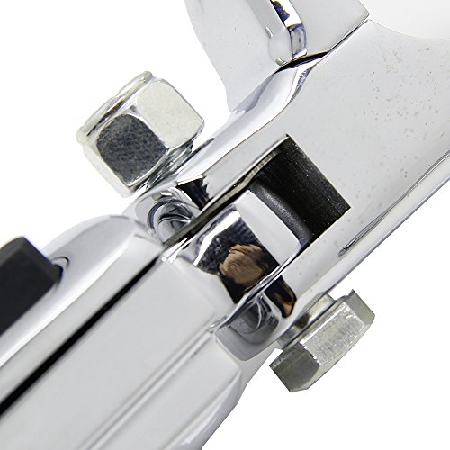 Highway Pegs Footpeg Chromed for 1.25" Engine Guard - Tri Glide Sportster Electra Road Glide Road King Street Glide (Silver) - Thumbnail 7
