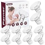 Flange Inserts 13/15/17/19/21mm 10PCS for Momcozy S9/S9pro/S10/S12/S12pro/Medela/Tsrete/Spectra/Bellababy etc 24mm Wearable Breast Pump, Reduce 24mm Tunnel Down to Correct Size - 10PCS