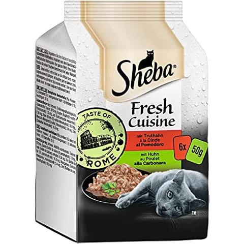 Sheba Fresh Cuisine Taste of Rome - Hochwertiges Katzen Nassfutter - Truthahn und Huhn Cover