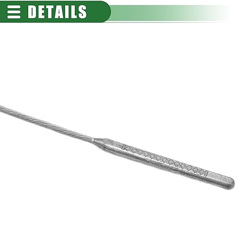 Miniatura 6 de Motoforti Indicador de varilla de medición de aceite de motor, repuesto de varilla de aceite para Chevrolet Express 2003-2014, plástico metálico,