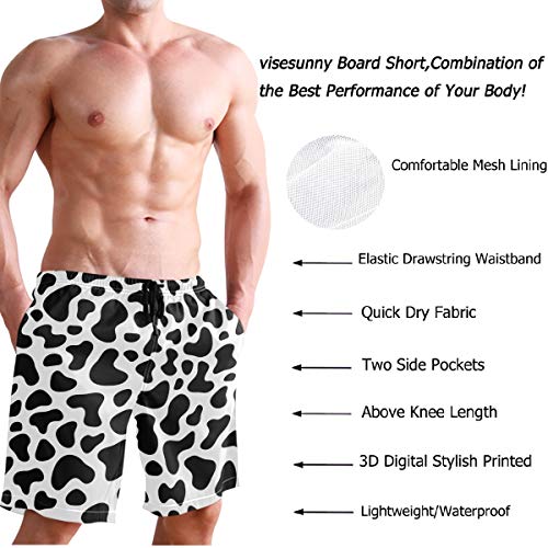 visesunny Stylish Mens Swim Trunks Quick Dry Beachwear Sports Swim Board Shorts Holiday Party Bathing Suits4