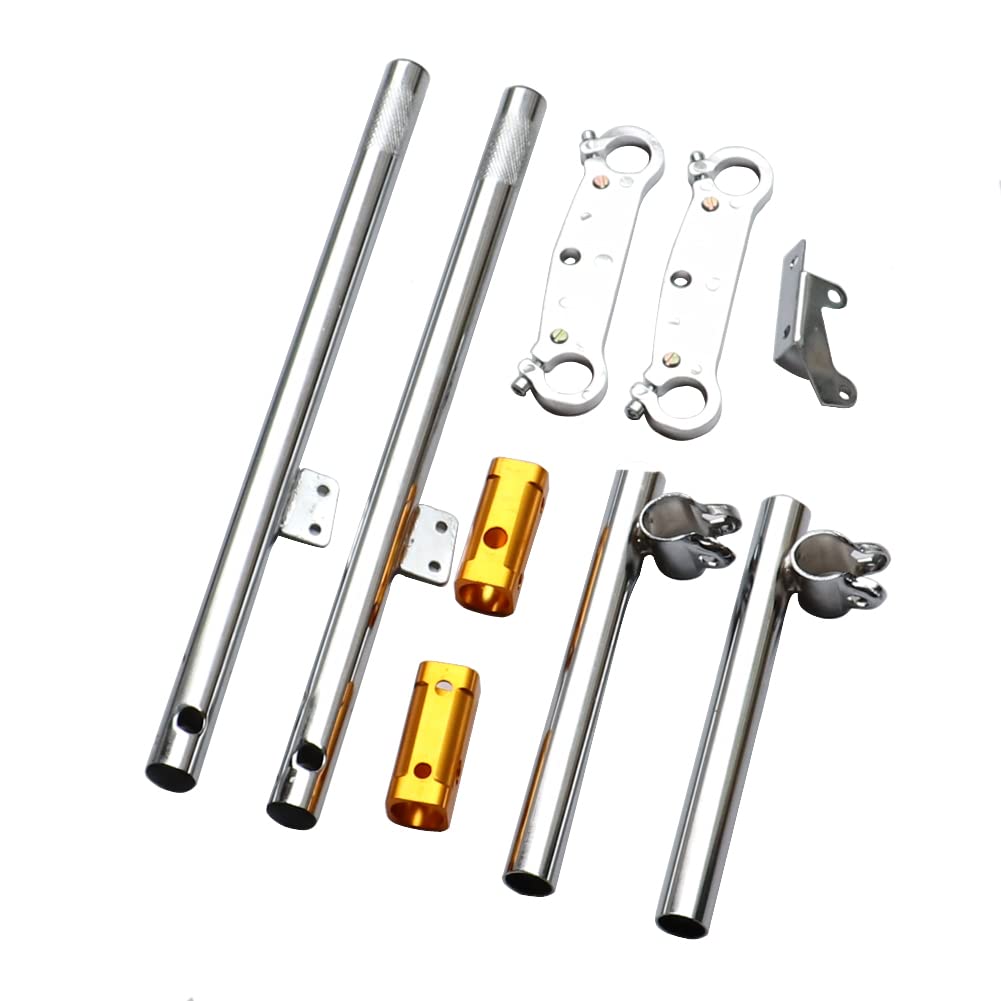Ensemble d'amortisseur de fourche de Suspension de ressort de fourche avant adapté for 47cc 49CC Super Minimoto Mini Dirt Bike ATV Quad Mini Pocket Bike