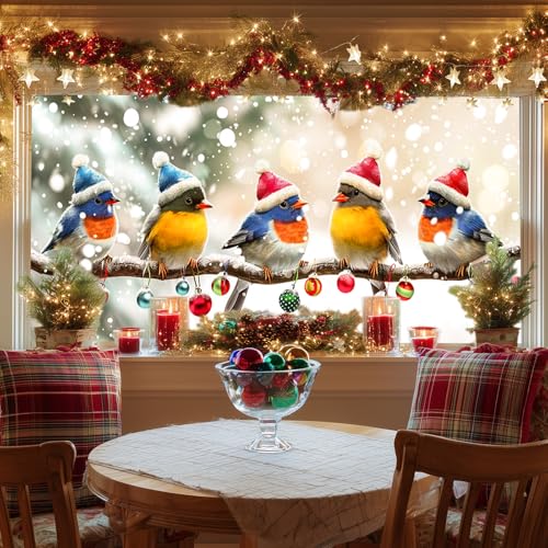 Vinilo Decorativo Navidad HOMETITUTE 39.3 x 17.7 pulgadas miniatura 1