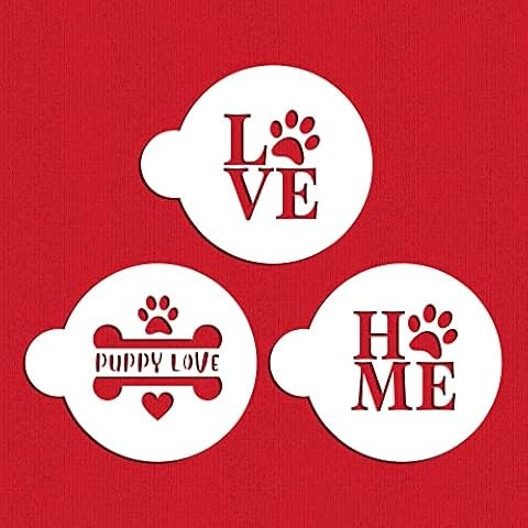 Puppy Love Cookie Stencil Set by Designer Stencils Cover