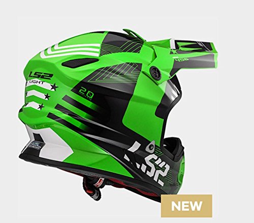 LS2 MX456 FIBREGLASS RALLIE LIGHT EVO Motocross Motorbike Motorcycle Helmet