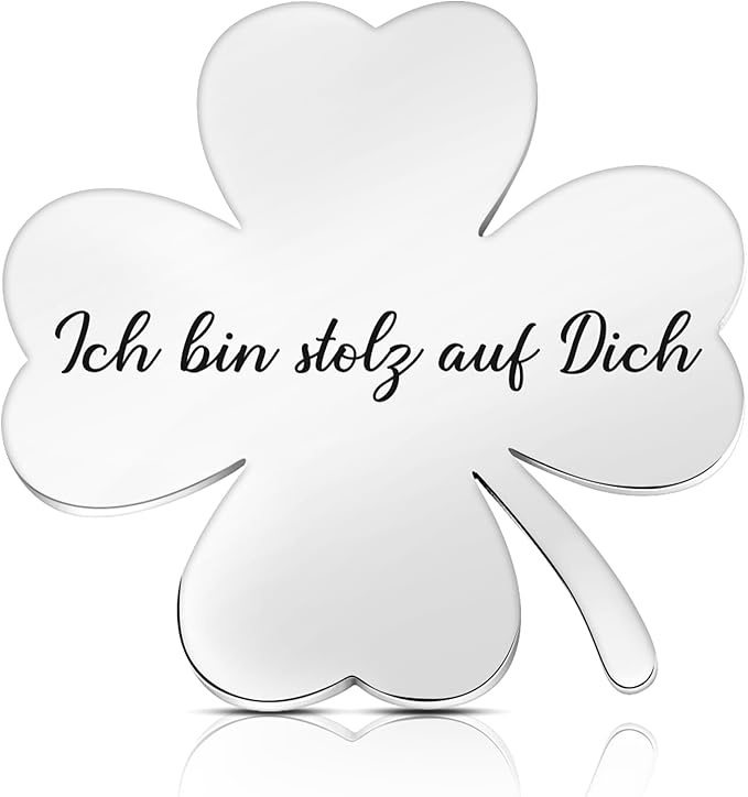 Ich Bin Stolz Auf Dich Geschenk Photect Vierblättriges Kleeblatt Glücksbringer Charms Ich Bin Stolz auf