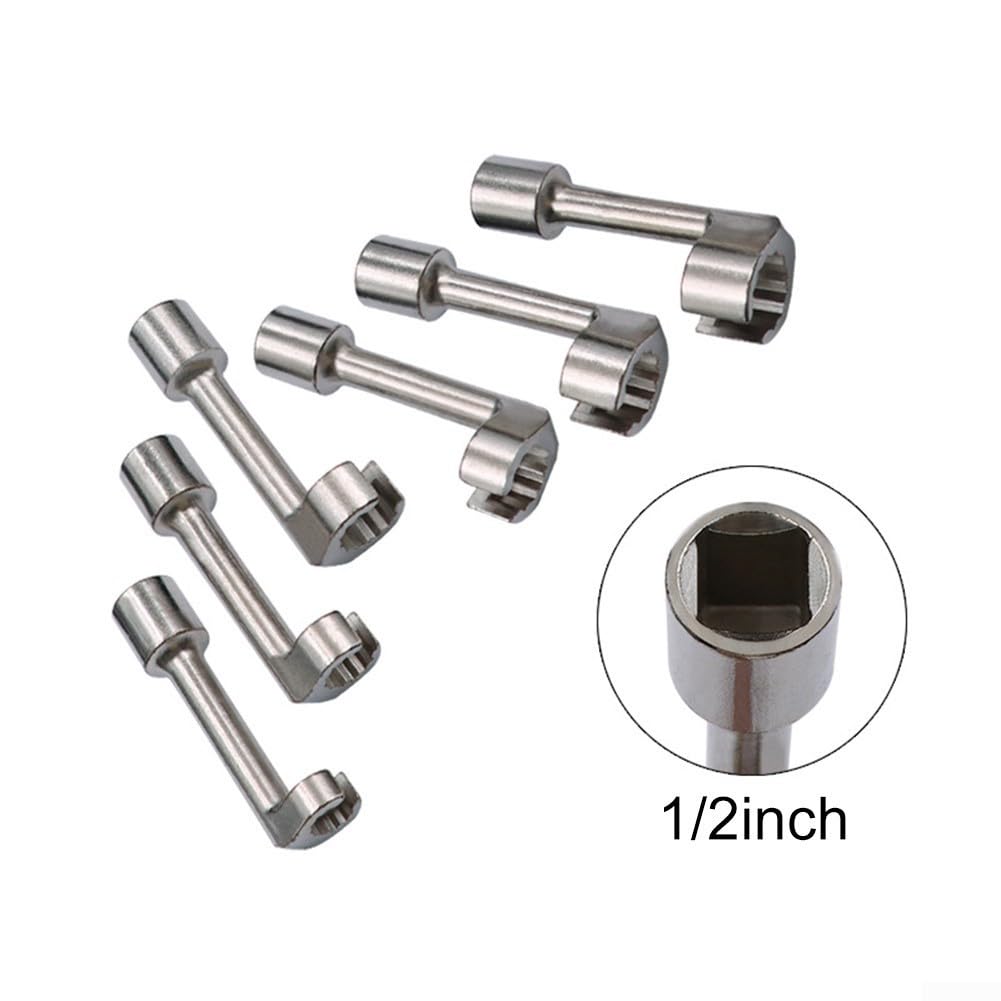 Set di chiavi a tubo per linea carburante diesel, chiave esagonale a estremità aperta, misura 12, 14, 16, 17, 18, 19 mm, strumento di rimozione smontaggio (19 mm)