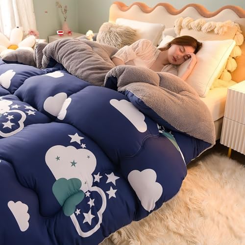 XHCTNN Colchas con Borreguillo Colcha Edredon Cama 180 Colchas Bouti Cama 150 De Invierno EdredóN Invierno Cama 150(D,200 * 230cm/3.5kg)