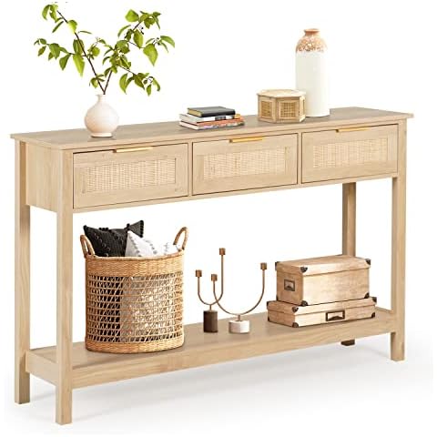 LAZZO Rattan Console Table Cover